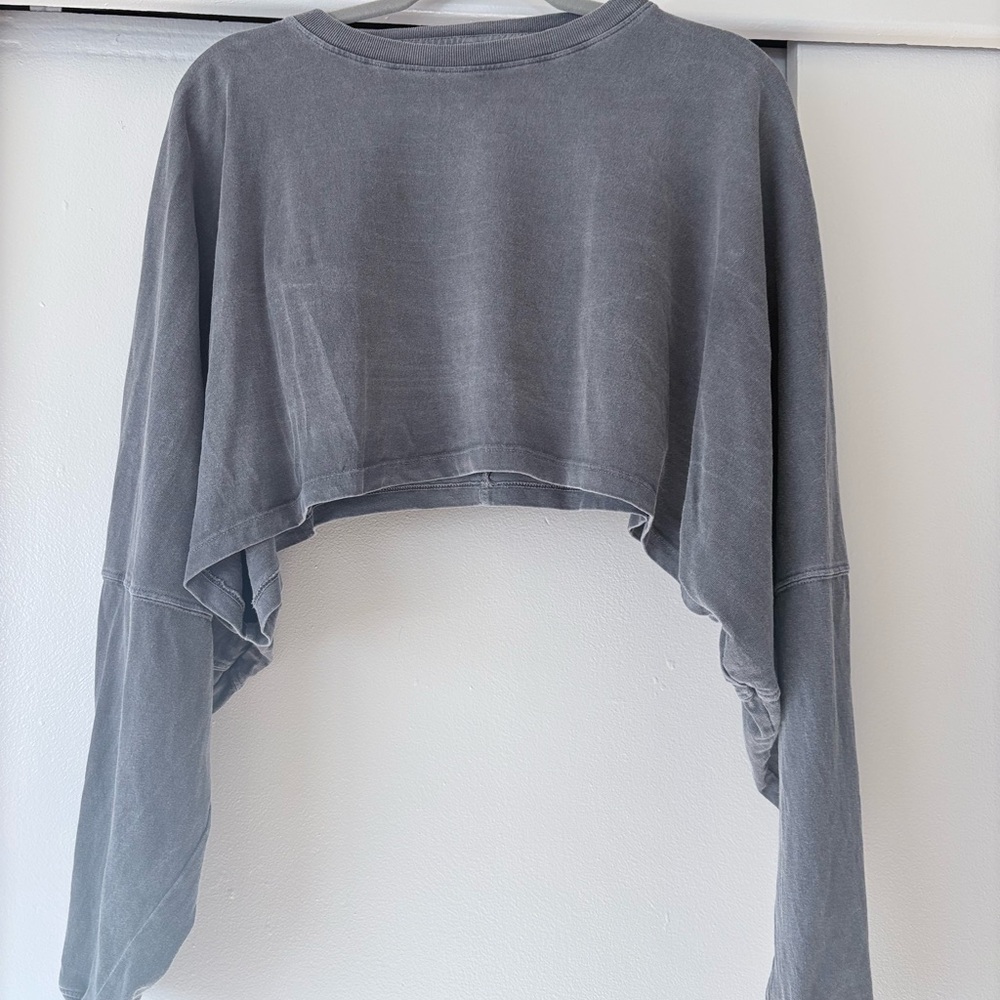Joah Brown Charcoal Cropped Top